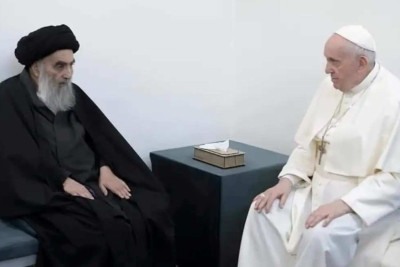 Francisco foi o primeiro Papa a entrar no Iraque -  (crédito: Platobr Internacional)