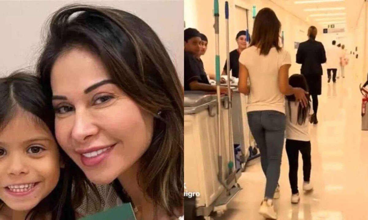 Maíra Cardi leva Sophia ao médico após queixas de dores no coração e revela diagnóstico -  (crédito: Tupi - Pablo Oliveira)