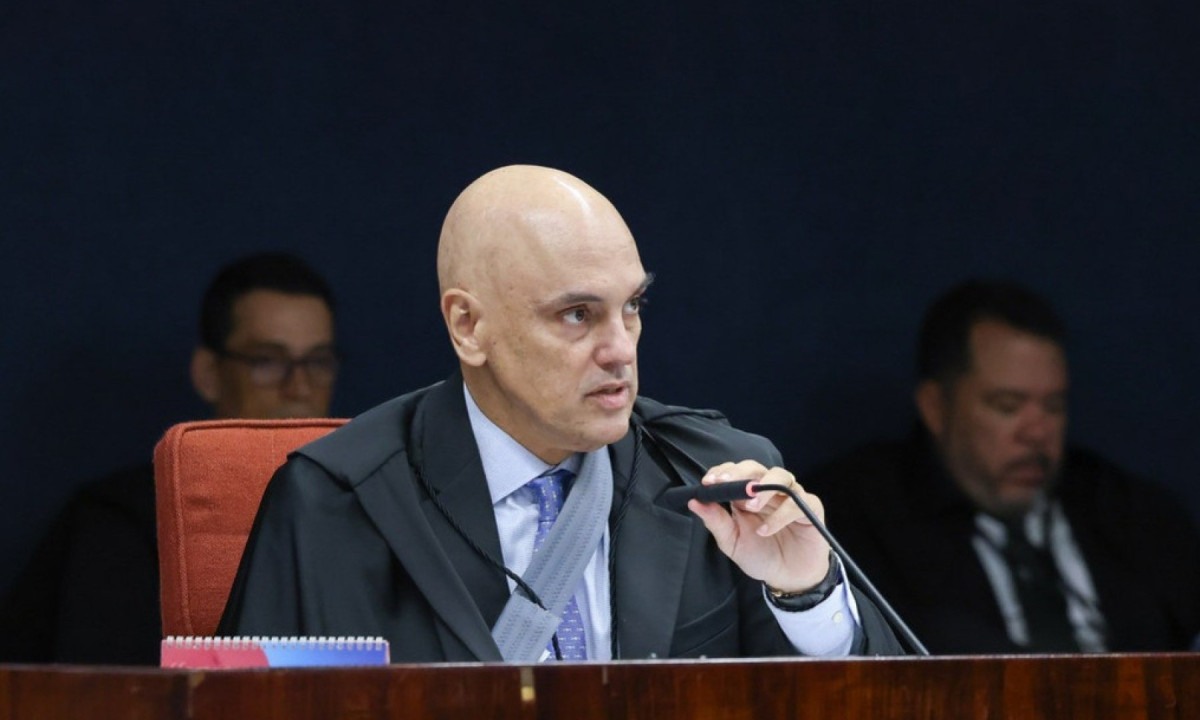 Ministro Alexandre de Moraes votou por tornar o 'núcleo 2' réus por tentativa de golpe de Estado -  (crédito: Antonio Augusto/STF)