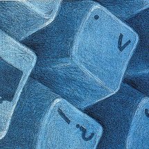 "Palavra mineral" une jornalismo e poesia - Detalhe de ilustração de FCLopes/CB Press