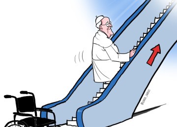 Papa Francisco morre aos 88 anos em sua residência na Casa Santa Marta, no Vaticano.  -  (crédito: @izanio_charges)