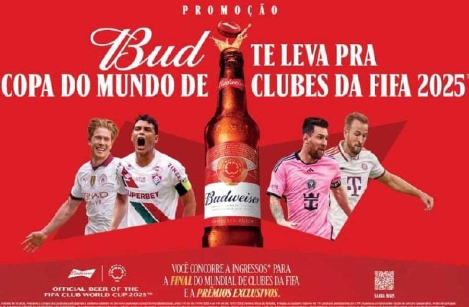 Rumo a final! Budweiser vai levar torcedores para decisão do Mundial