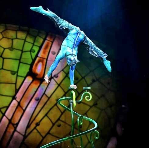 O primeiro espetáculo do Cirque du Soleil foi chamado "Le Grand Tour du Cirque du Soleil" e foi apresentado em 11 cidades de Quebec, para comemorar o 450º aniversário da província.