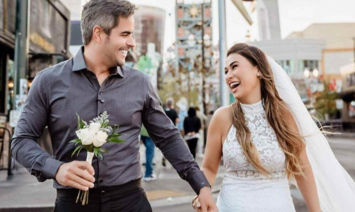 Renovação de votos em Las Vegas: Simone Mendes e Kaká Diniz celebram união - (crédito: Tupi - Pablo Oliveira) Renovação de votos em Las Vegas: Simone Mendes e Kaká Diniz celebram união - (crédito: Tupi - Pablo Oliveira)