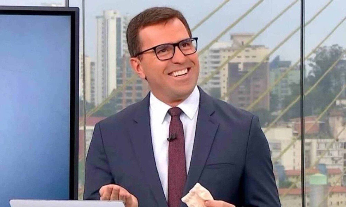 Saiba quanto Rodrigo Bocardi recebia antes de ser desligado da Globo -  (crédito: Tupi - Pablo Oliveira)