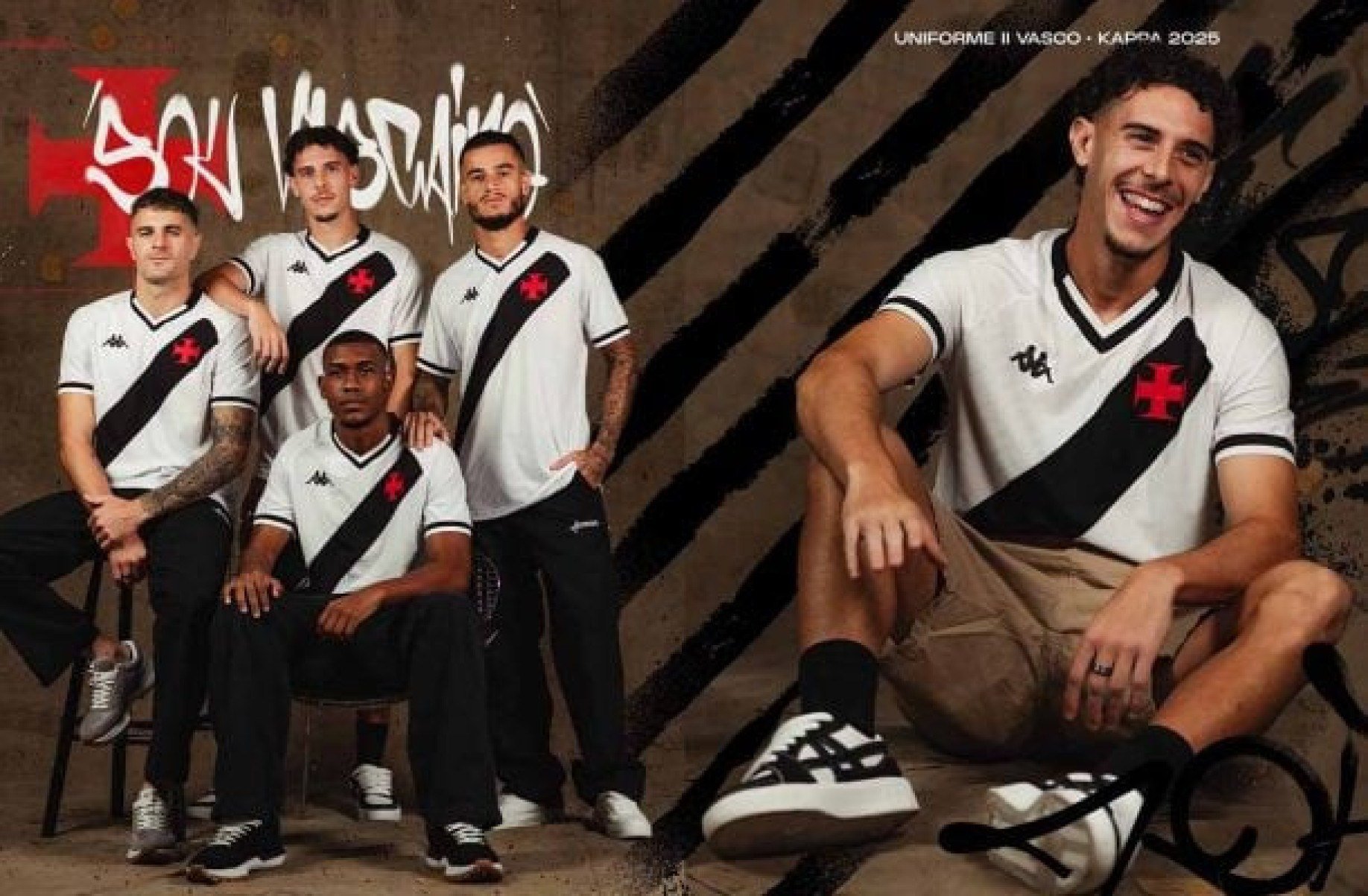 Vasco apresenta novos uniformes para a temporada 2025