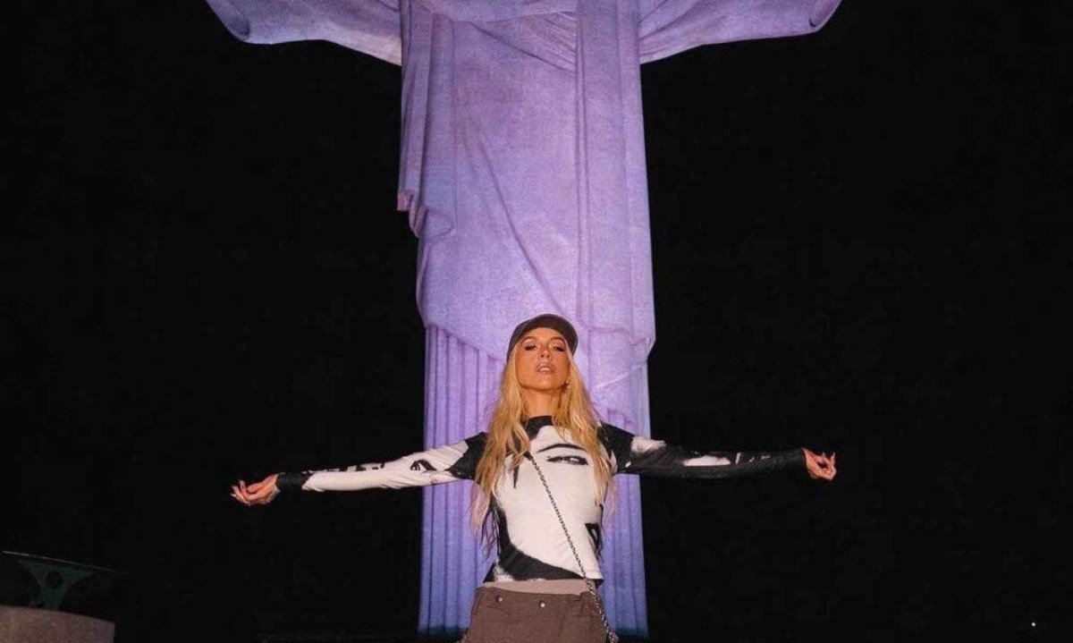 Christina Aguilera desembarca no Brasil -  (crédito: Tupi - Pablo Oliveira)