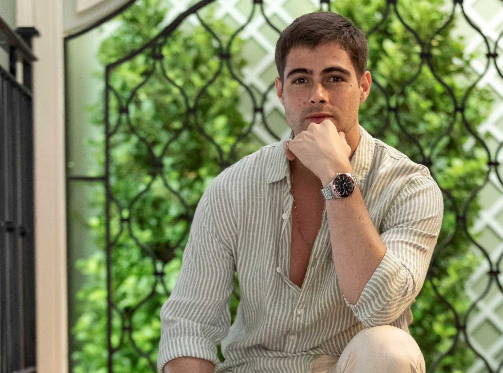 Davi (Rafael Vitti) – O filho de Abel Boaz não leva a vida a sério, trabalha na empresa da família só para constar, esbanja dinheiro e paquera modelos da fábrica de lingerie.-Leo Rosário/Globo