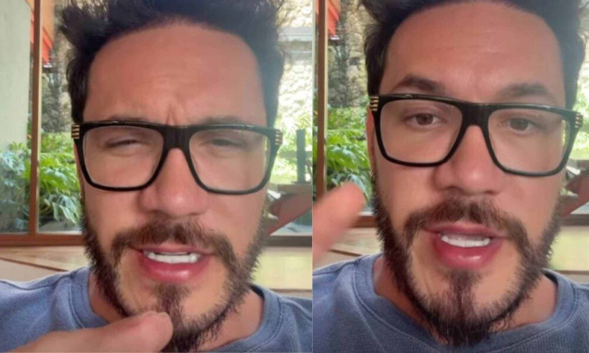 Após se batizar na igreja evangélica, Eliezer rebate ataques - (crédito: Tupi - Pablo Oliveira) Após se batizar na igreja evangélica, Eliezer rebate ataques - (crédito: Tupi - Pablo Oliveira)