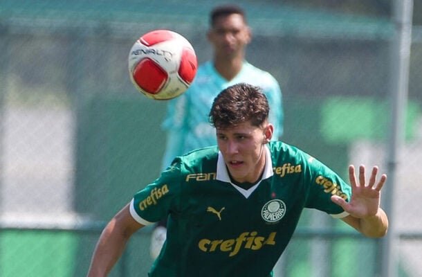 BENEDETTI - Vendido com a movimentação de Pulga e Kayke. Ficou procurando o jogador do Bahia no lance do gol dos visitantes. Não passou tanta segurança - NOTA: 4,5 - Foto: Cesar Greco/Palmeiras