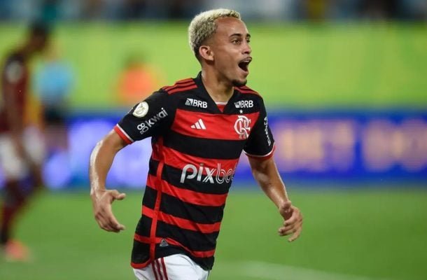 MATHEUS GONÇALVES – Outro que jogou apenas nos minutos finais. SEM NOTA. Foto: Marcelo Cortes/Flamengo