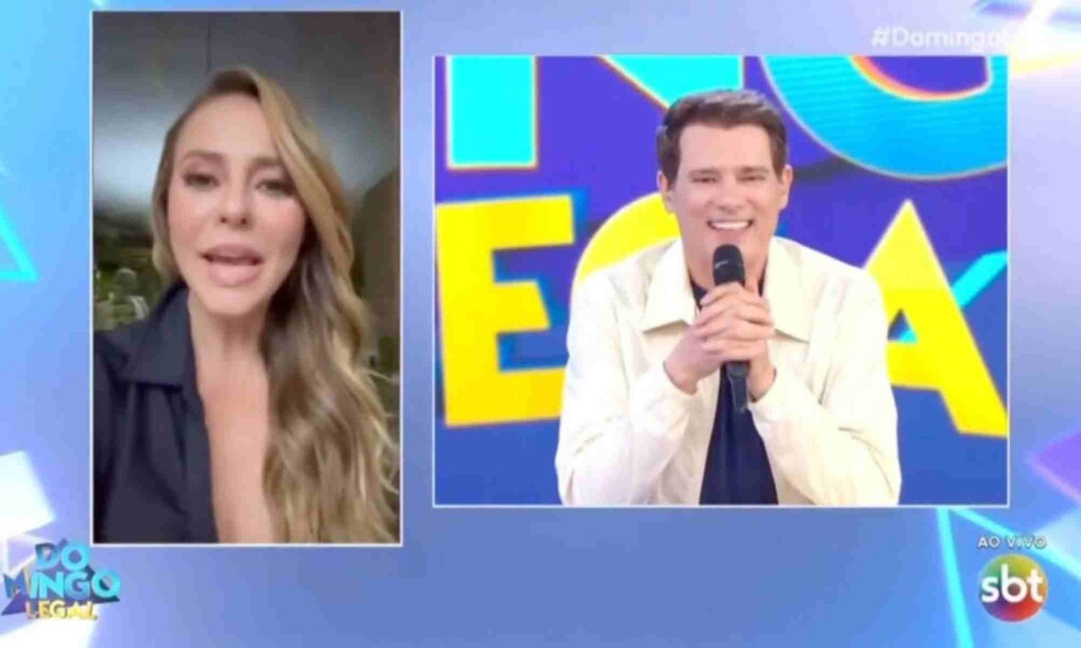 Paolla Oliveira invade o SBT de surpresa e manda recado enigmático para Portiolli - (crédito: Tupi - Pablo Oliveira) Paolla Oliveira invade o SBT de surpresa e manda recado enigmático para Portiolli - (crédito: Tupi - Pablo Oliveira)