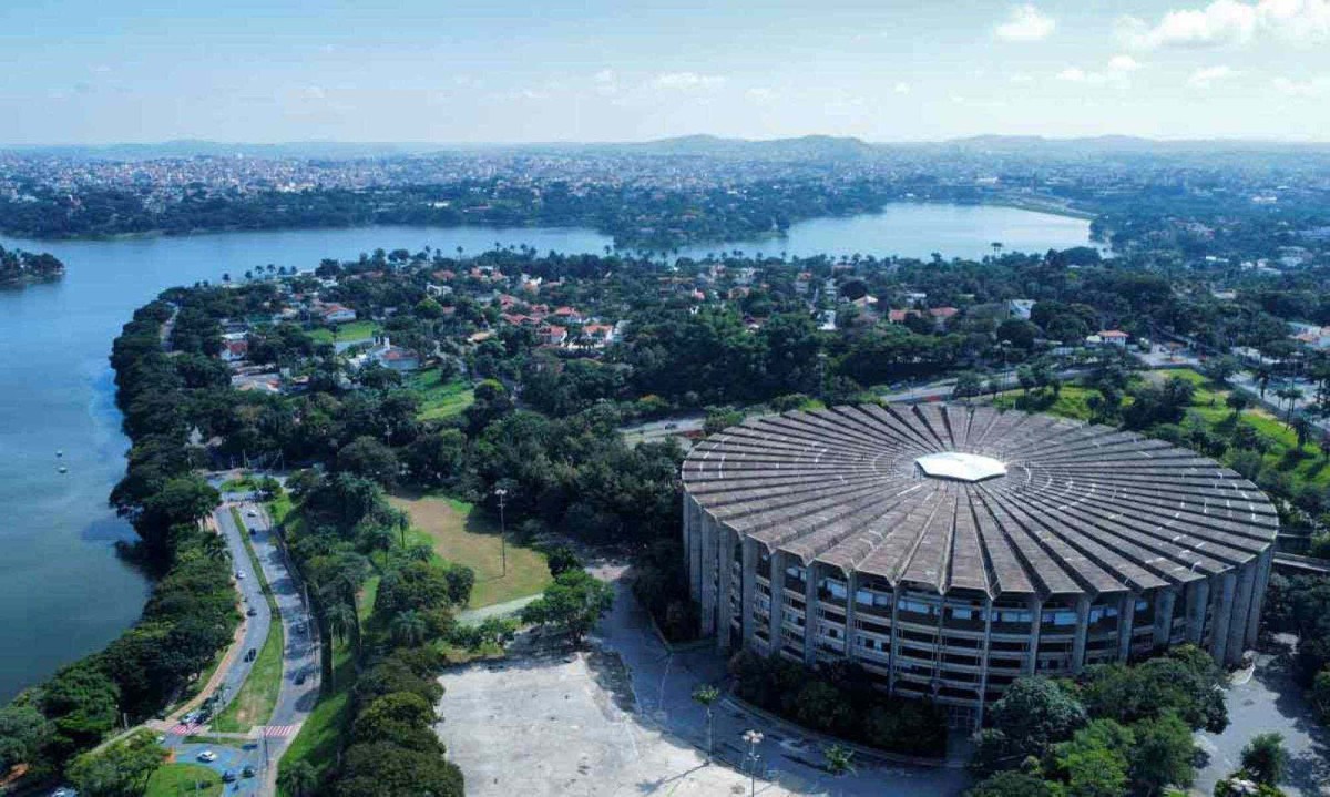A obra do ginásio Jornalista Felippe Augusto Hanriot Drummond, o Mineirinho, teve início em 1973, e o equipamento foi inaugurado em 1979 - (crédito: Leandro Couri/EM/DA.Press – 26/7/24) A obra do ginásio Jornalista Felippe Augusto Hanriot Drummond, o Mineirinho, teve início em 1973, e o equipamento foi inaugurado em 1979 - (crédito: Leandro Couri/EM/DA.Press – 26/7/24)