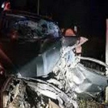 Motorista morre em batida frontal em cima de ponte - Redes sociais