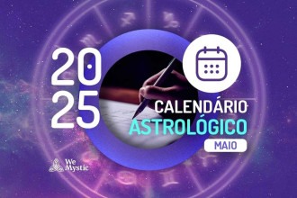 Calendário Astrológico Maio de 2025: um mês de profundas transformações