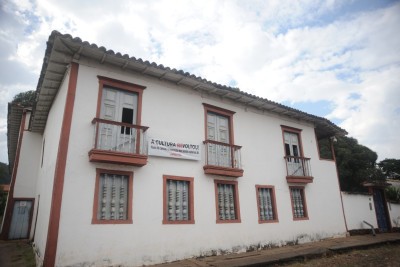 O Museu do Ouro localizado na cidade de Sabara passara por reformas e parte do seu acervo sera montado no Solar do Padre Correia tambem na mesma cidade. Na foto fachada da sede do Museu do Ouro que sera reformada.
       -  (crédito:  Alexandre Guzanshe/EM/D.A. Press)
