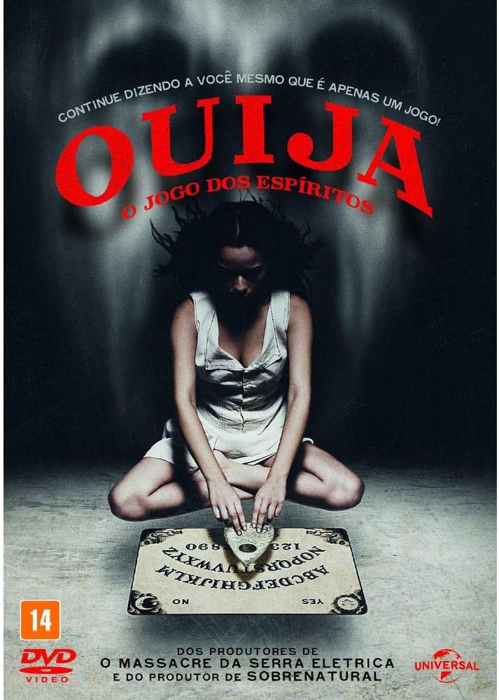 Em 2014, foi lançado "Ouija, o Jogo dos Espíritos", estrelado por Olivia Cooke, dirigido por Stiles White. No filme, o tabuleiro provoca mortes e é tratado como um objeto temível que não deve ser manipulado jamais. 