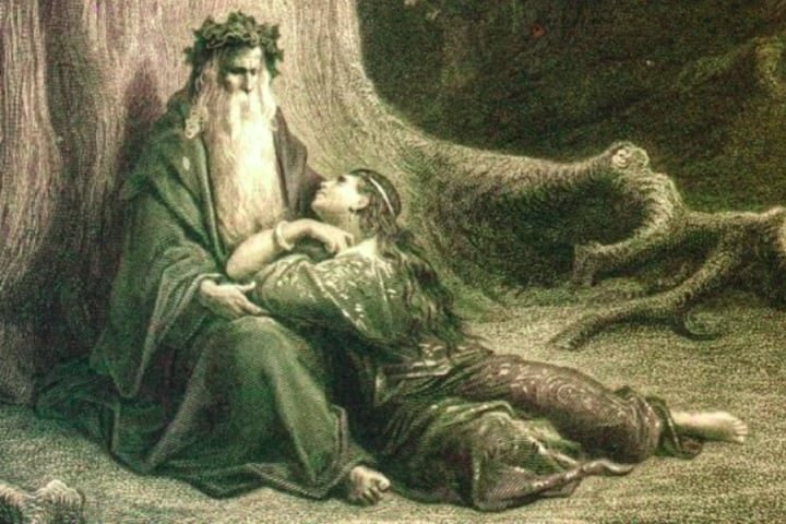 Merlin e o Rei Arthur são figuras centrais das lendas arturianas, que compõem um dos ciclos mais famosos da literatura medieval.