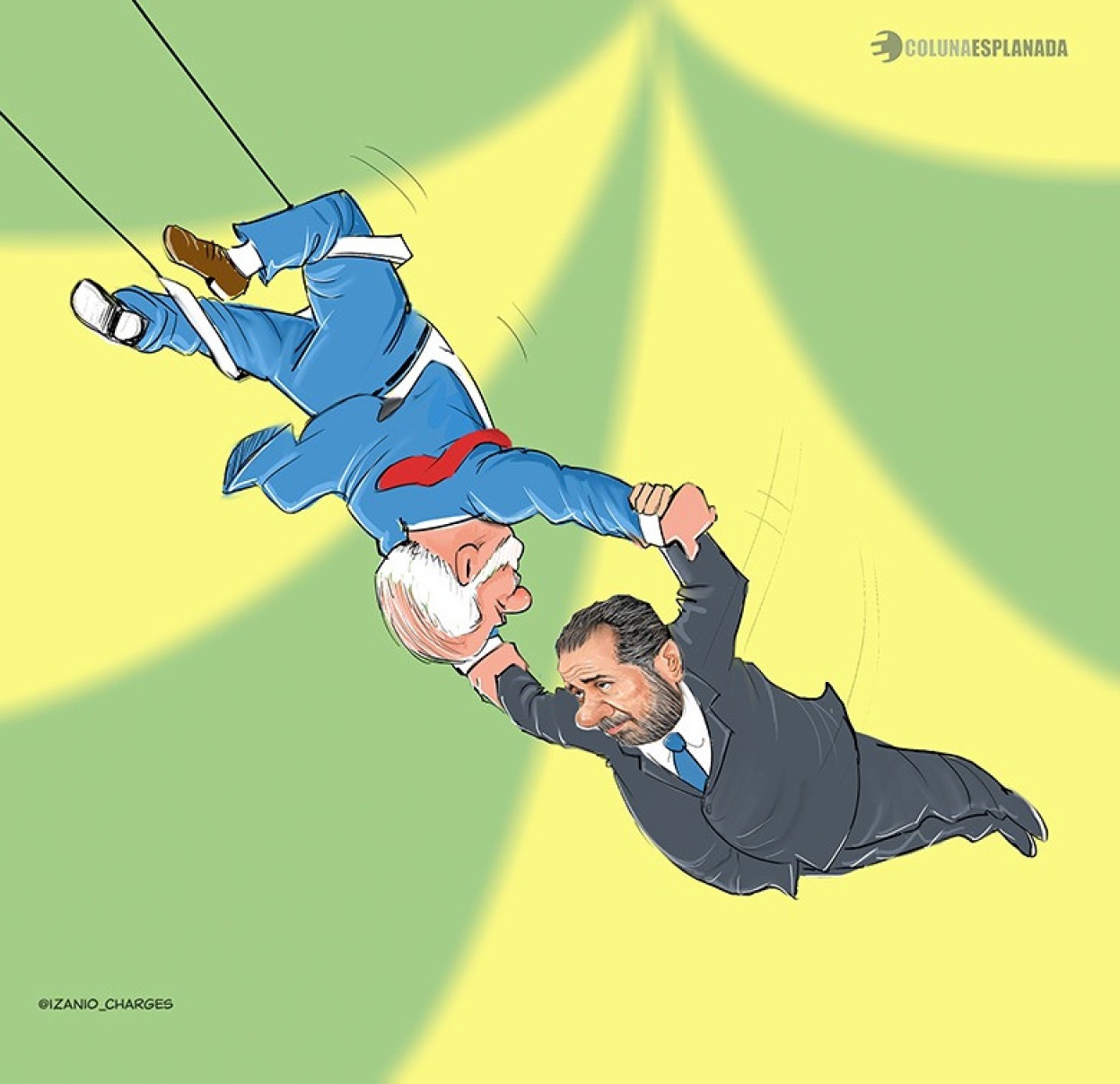 Charge por @izanio_charges - (crédito: @izanio_charges) Charge por @izanio_charges - (crédito: @izanio_charges)