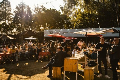 Em um espaço aberto e arborizado, o festival reúne grandes nomes da gastronomia -  (crédito: Bsfotografia/ Divulgação)