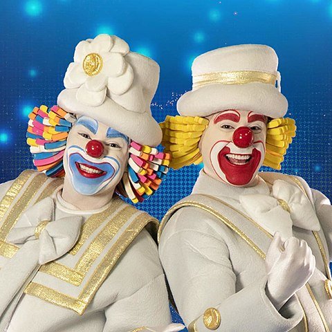 Patati e PatatÃ¡ - Grupo de teatro e arte circense, comeÃ§ou como quarteto, mas trÃªs morreram num acidente. Hoje a marca Ã© uma franquia, com produtos licenciados. E hÃ¡ vÃ¡rias duplas. Atores treinam e, quando aprovados, podem fazer shows pelo paÃ­s.