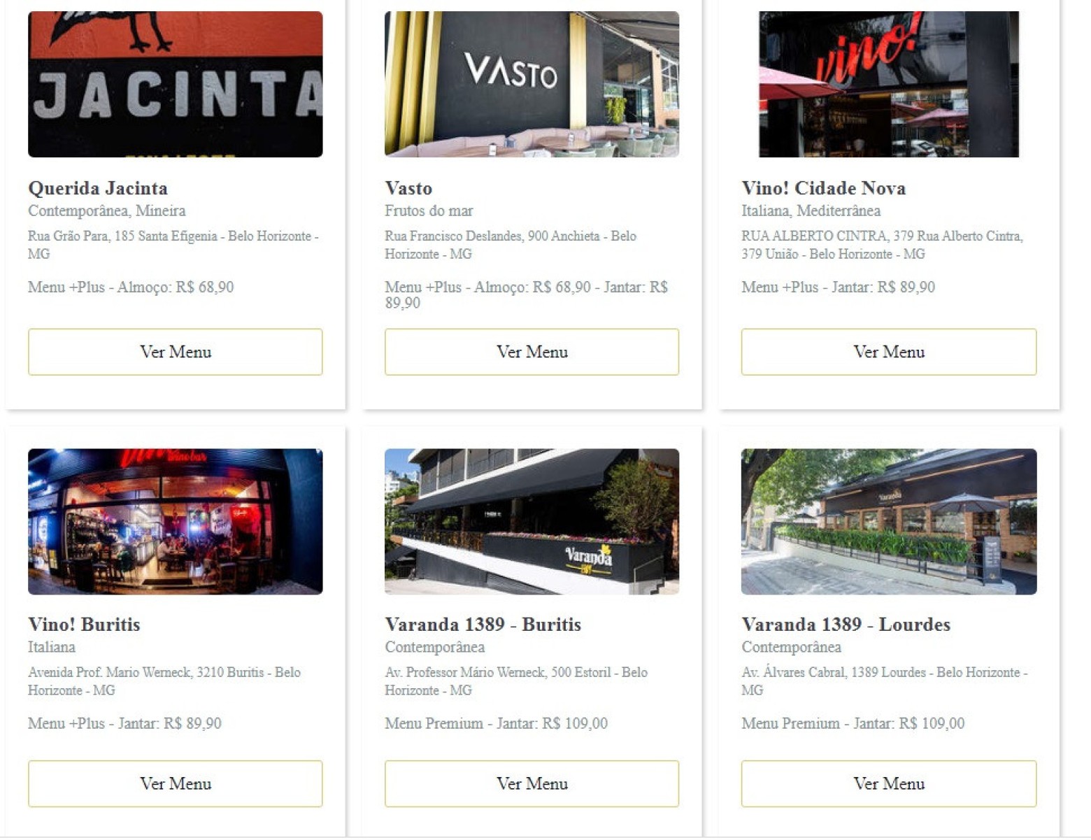 O festival reúne mais de 50 restaurantes, dos populares aos refinados, oferecendo menus completos a preços fixos e acessíveis. Os menus contam com entradas, pratos principais e sobremesas, por um único valor. 
-BHRW/Reprodução 