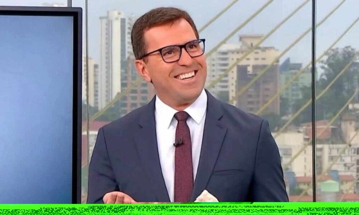 Saiba quanto Rodrigo Bocardi recebia antes de ser desligado da Globo -  (crédito: Tupi - Pablo Oliveira)