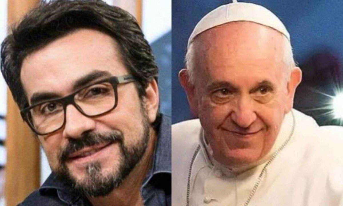Padre FÃ¡bio de Melo Ã© criticado por silÃªncio sobre morte do Papa Francisco nas redes sociais -  (crédito: Tupi - Pablo Oliveira)