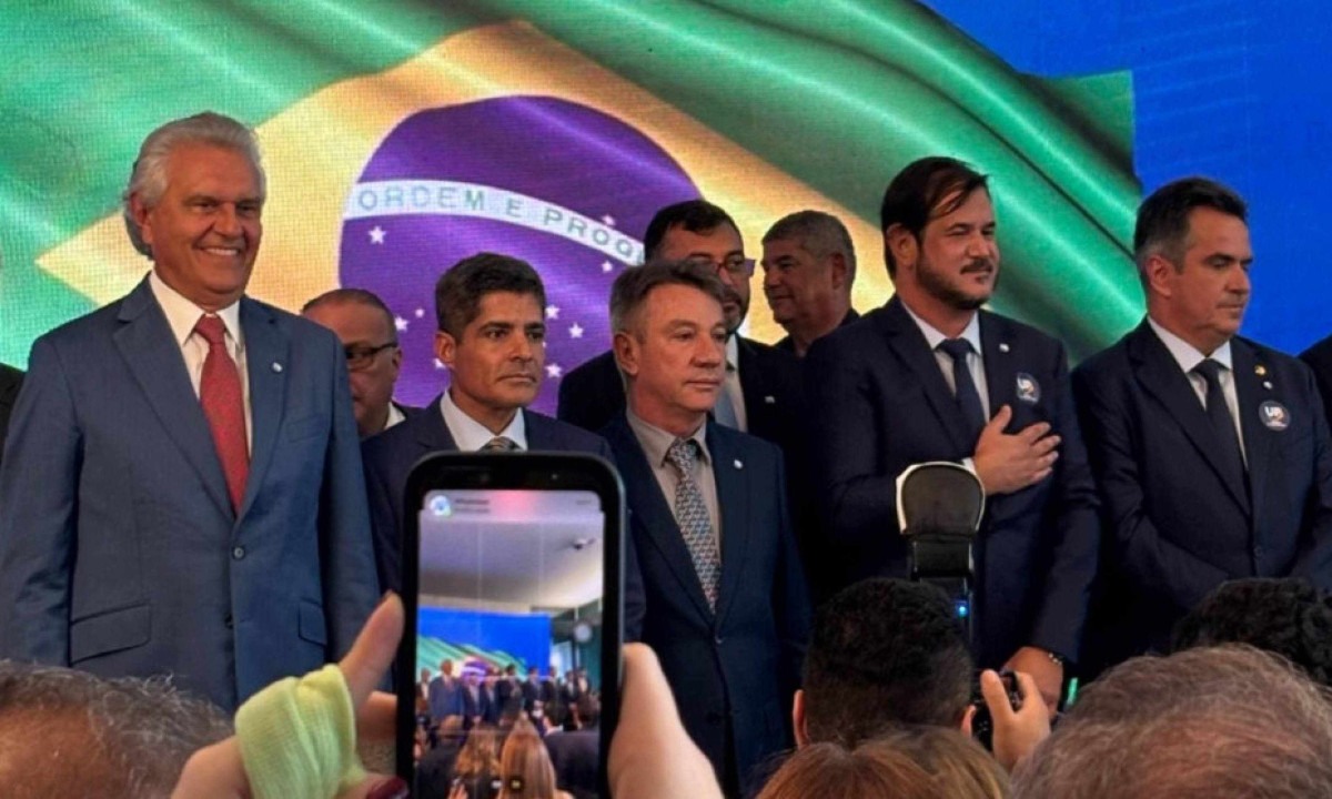 A mudança de posição de Caiado e o acordo com o União Brasil e PP -  (crédito: Platobr Politica)