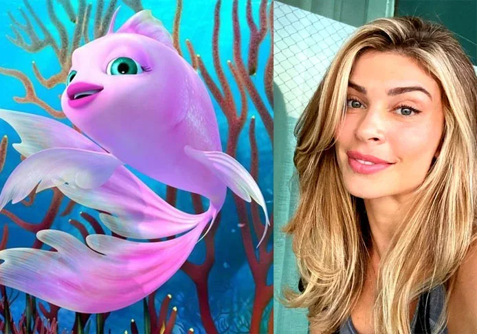 Grazi Massafera / Cordélia - "O Mar Não Está Pra Peixe" (2006): A trama do filme se passa em um mundo subaquático habitado por peixes antropomórficos e gira em torno de um peixe chamado Oscar.