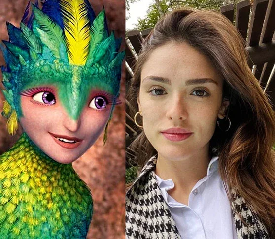 Isabelle Drummond / Fada do Dente - "A Origem dos Guardiões" (2012): A história do filme gira em torno de um grupo de personagens míticos e lendários, conhecidos como os Guardiões, que têm a missão de proteger as crianças do mundo contra o mal. 