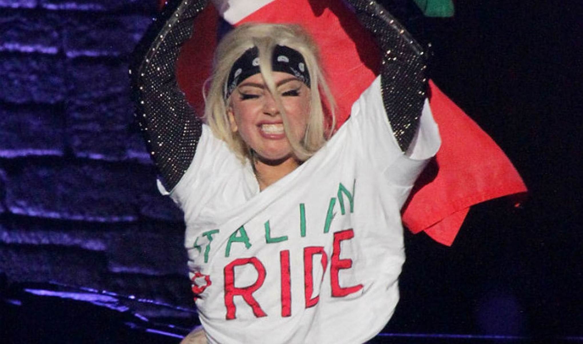Lady Gaga tem ascendência italiana, apesar de ter nascido nos Estados Unidos, em Nova York-AFP