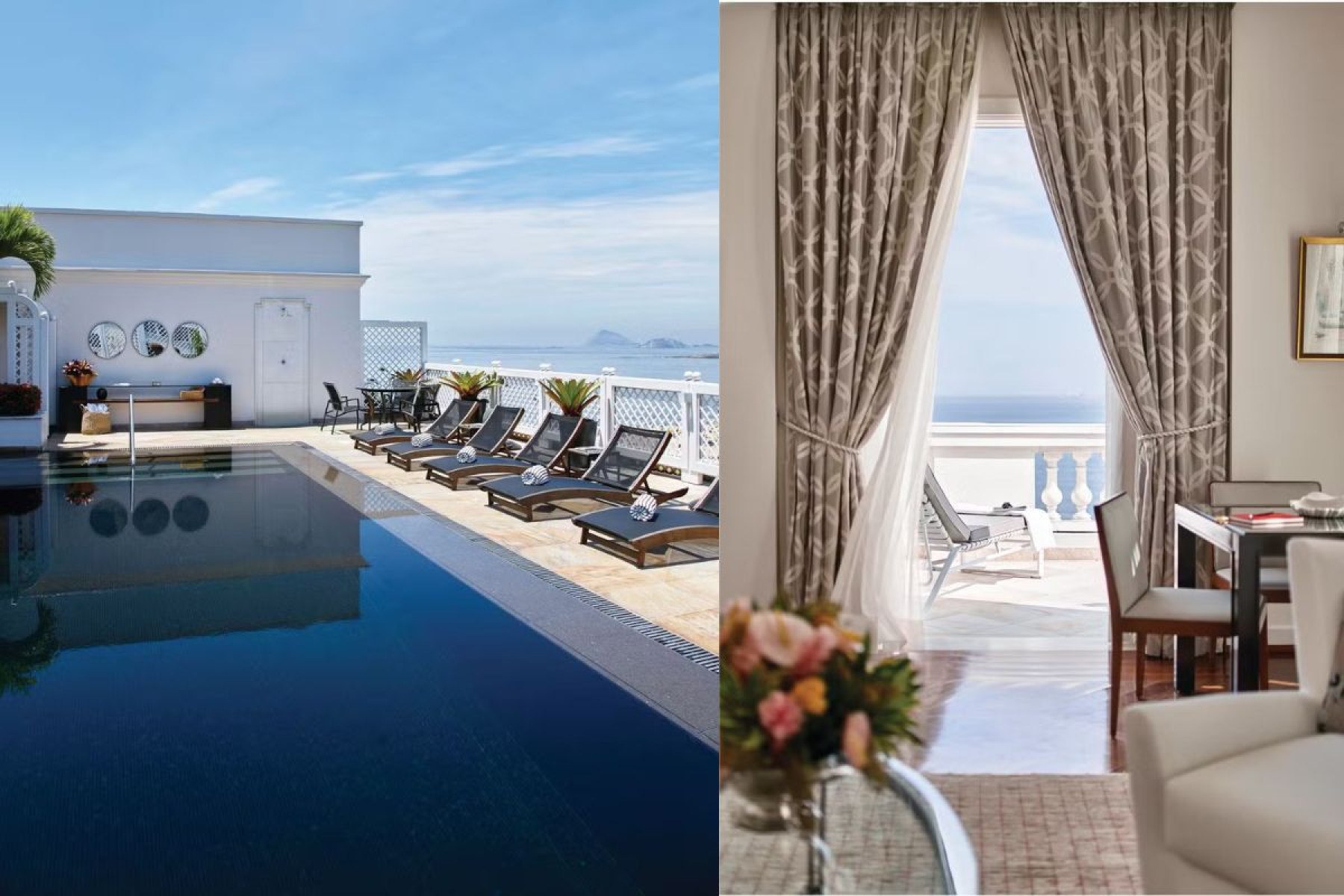 Quarto da Lady Gaga no Copacabana Palace-Reprodução / Copacabana Palace
