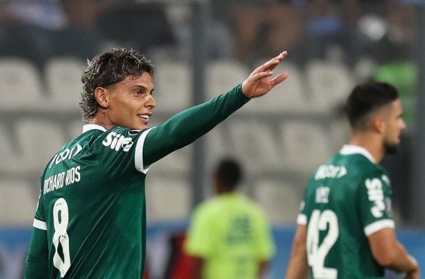 RICHARD RÍOS - Substituiu Emiliano Martínez aos 40 minutos do segundo tempo. SEM NOTA - Foto: Cesar Greco/Palmeiras