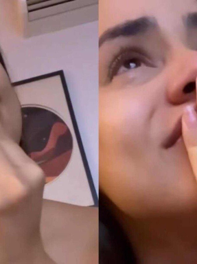 Lexa se emociona ao ver desfile da Unidos da Tijuca de casa -  (crédito: Tupi - Pablo Oliveira)