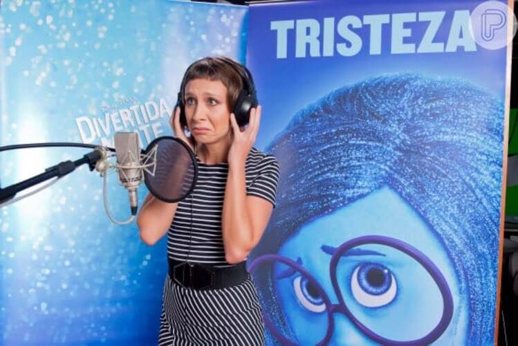 A humorista Katiuscia Canoro é outra que está em "Divertida Mente 2". Ela faz, mais uma vez, a dublagem da personagem Tristeza, assim como aconteceu na primeira animação,  'Divertida Mente', em 2015. 