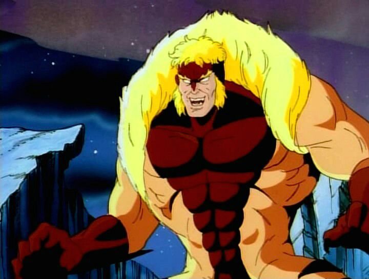 18.º Lugar: Dentes de Sabre (X-Men - 1963). Personagem dos quadrinhos Marvel, após aparecer em Homem-Aranha e Demolidor, figurou principalmente como arqui-inimigo de Wolverine.
