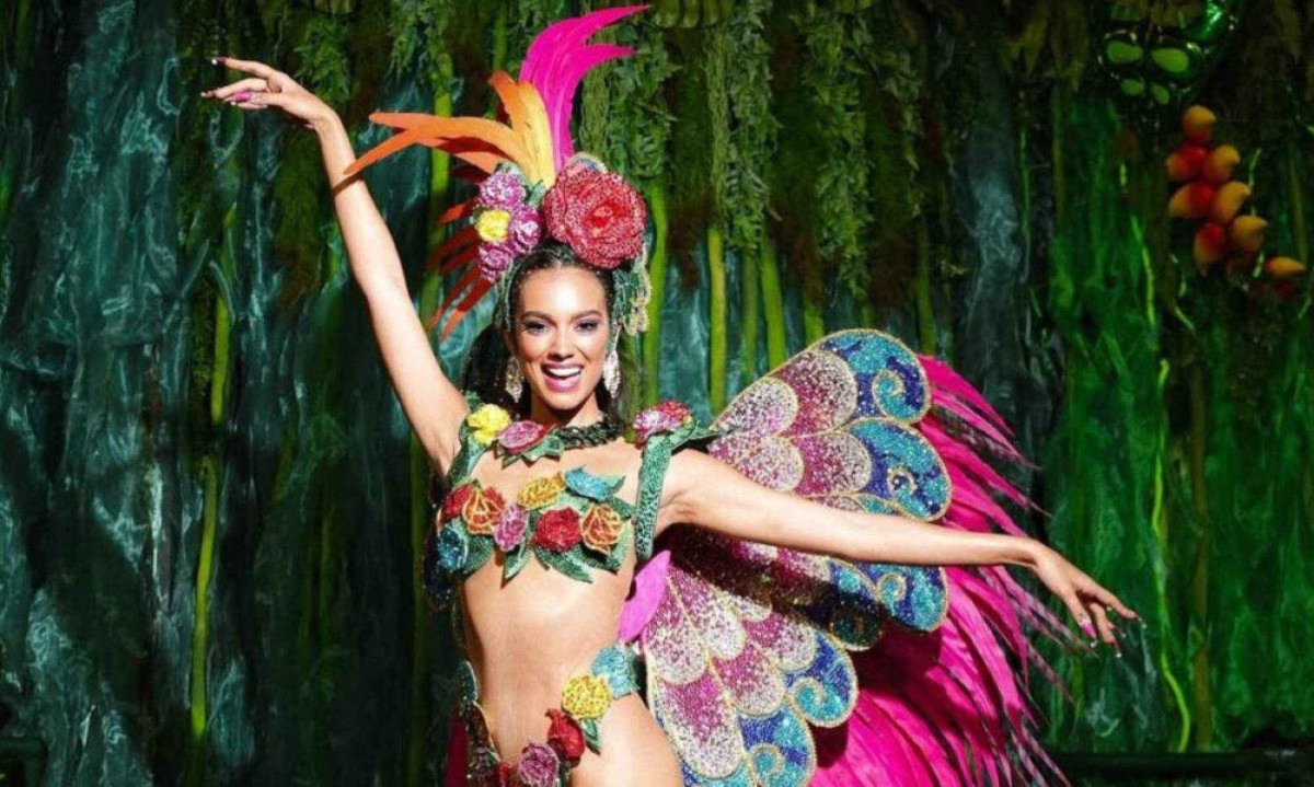 Alane Dias sai do desfile da Grande Rio com bumbum machucado - (crédito: Tupi - Pablo Oliveira) Alane Dias sai do desfile da Grande Rio com bumbum machucado - (crédito: Tupi - Pablo Oliveira)