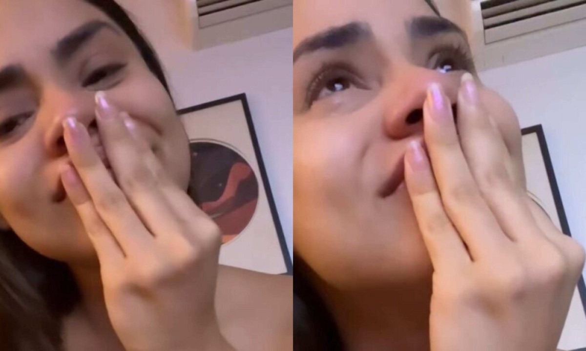 Lexa se emociona ao ver desfile da Unidos da Tijuca de casa - (crédito: Tupi - Pablo Oliveira) Lexa se emociona ao ver desfile da Unidos da Tijuca de casa - (crédito: Tupi - Pablo Oliveira)