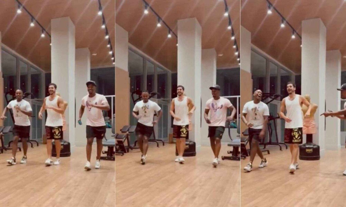 Não vai ficar para trás! Nicolas Prattes mostra gingado em aula de samba; veja! - (crédito: Tupi - Pablo Oliveira) Não vai ficar para trás! Nicolas Prattes mostra gingado em aula de samba; veja! - (crédito: Tupi - Pablo Oliveira)