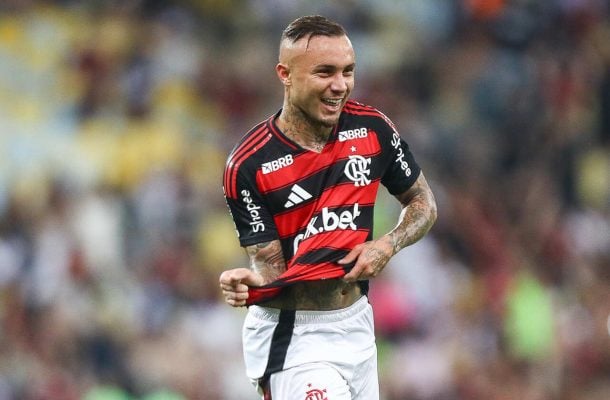 CEBOLINHA - Sem grande efetividade. Entrou para oferecer mais finalizações de fora da área, mas acabou bloqueado em todas as tentativas. NOTA 5.0 - Foto: Gilvan de Souza/Flamengo