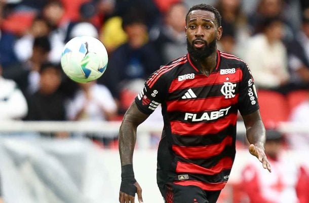 GERSON - Entrou para aumentar o volume ofensivo, mas não apareceu muito. Deu um chute para fora de fora da área. NOTA 5.0 - Foto: Gilvan de Souza/Flamengo