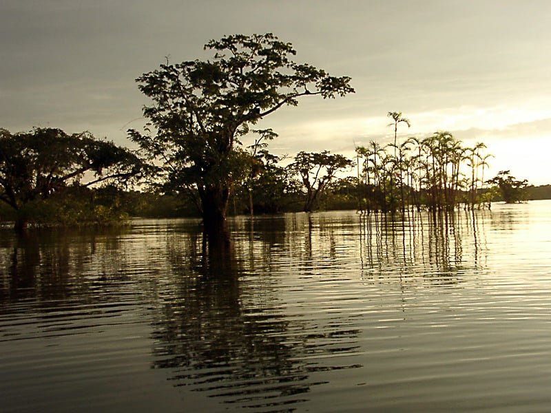 EQUADOR -No Equador, país que leva o nome da linha, ela passa pelo município de Lago Agrio.  