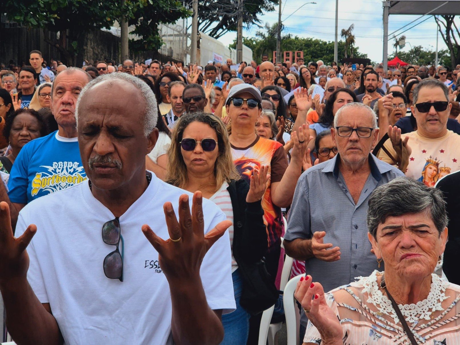 Fieis pediram por saúde e condições dignas de trabalho na 49ª Missa do Trabalhador em Contagem-Jair Amaral/EM/DA Press