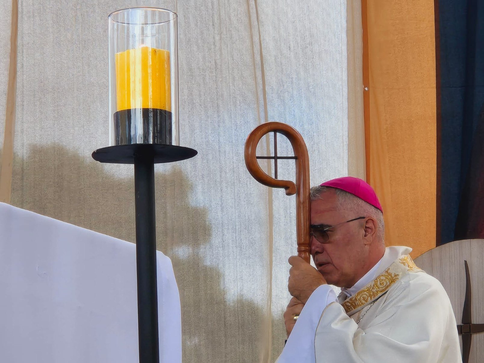 Bispo auxiliar da Arquidiocese de Belo Horizonte, Dom Nivaldo dos Santos Ferreira, celebrou a Missa do Trabalhador-Jair Amaral/EM/DA Press