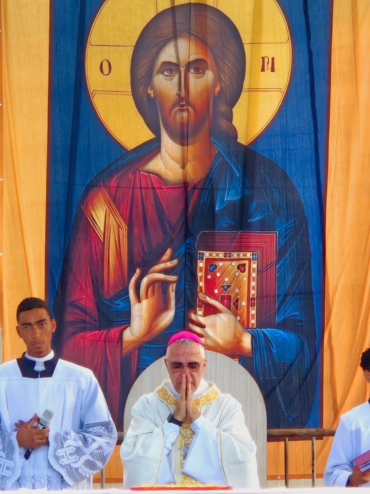 Bispo auxiliar da Arquidiocese de Belo Horizonte, Dom Nivaldo dos Santos Ferreira, celebrou Missa dos Trabalhadores-Jair Amaral/EM/DA Press