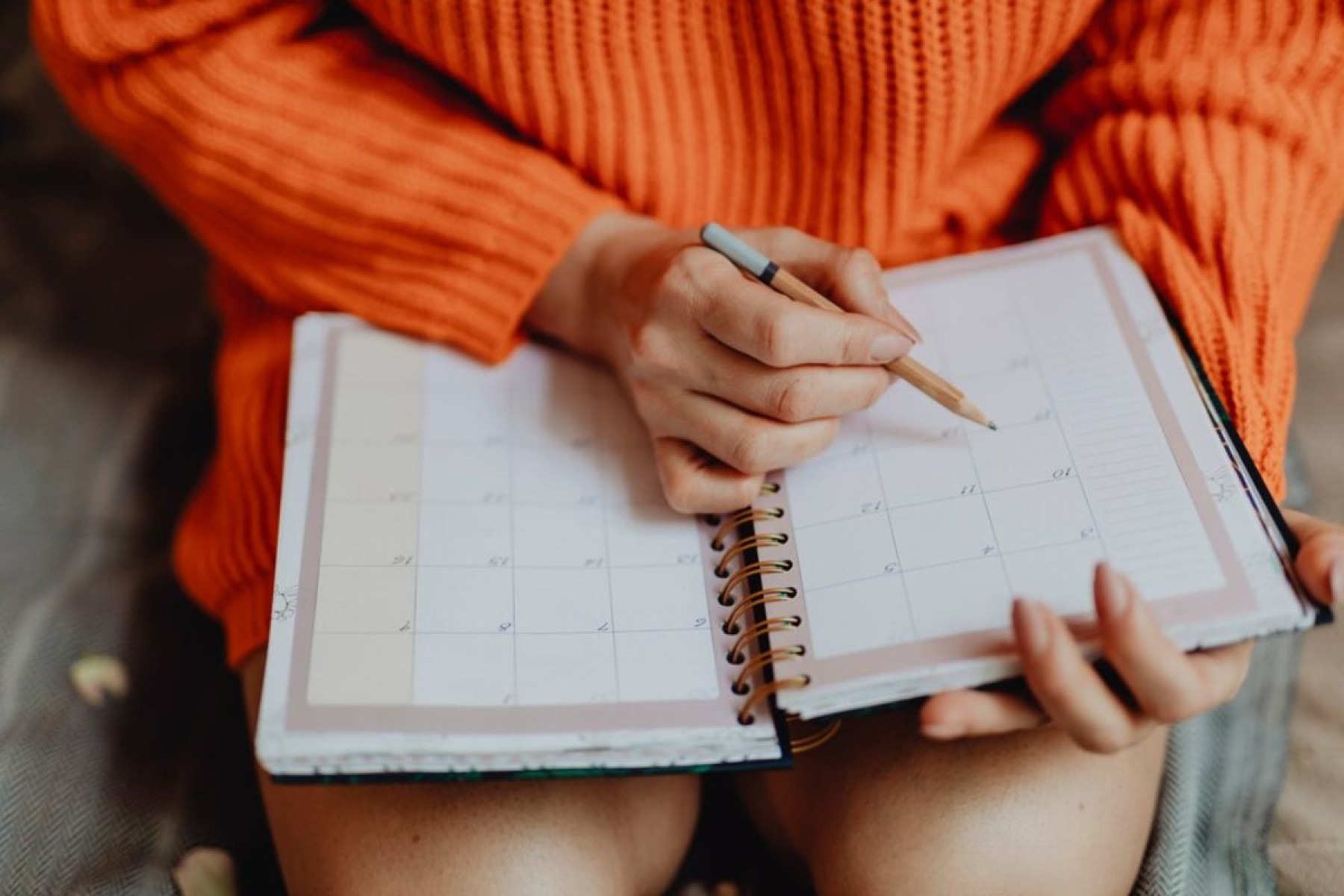 Agenda para manter uma rotina organizada