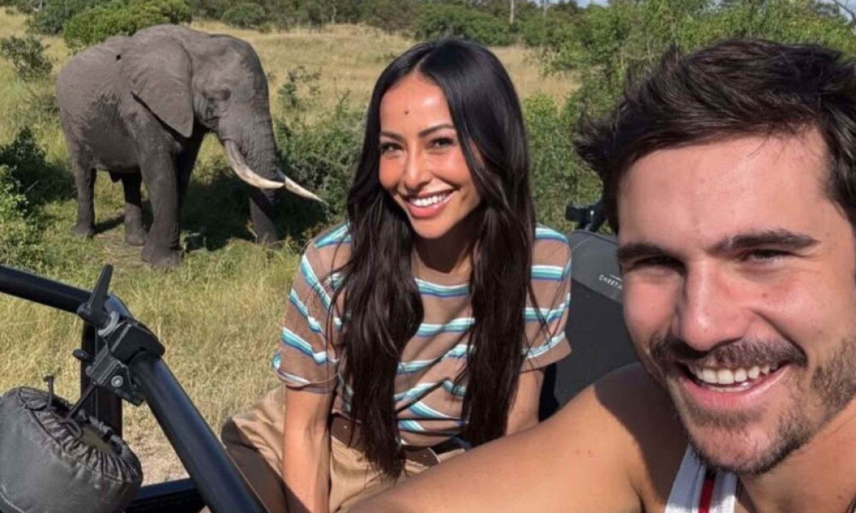 Mistério Revelado! Sabrina Sato e Nicolas Prattes curtem lua de mel na África do Sul - (crédito: Tupi - Pablo Oliveira) Mistério Revelado! Sabrina Sato e Nicolas Prattes curtem lua de mel na África do Sul - (crédito: Tupi - Pablo Oliveira)
