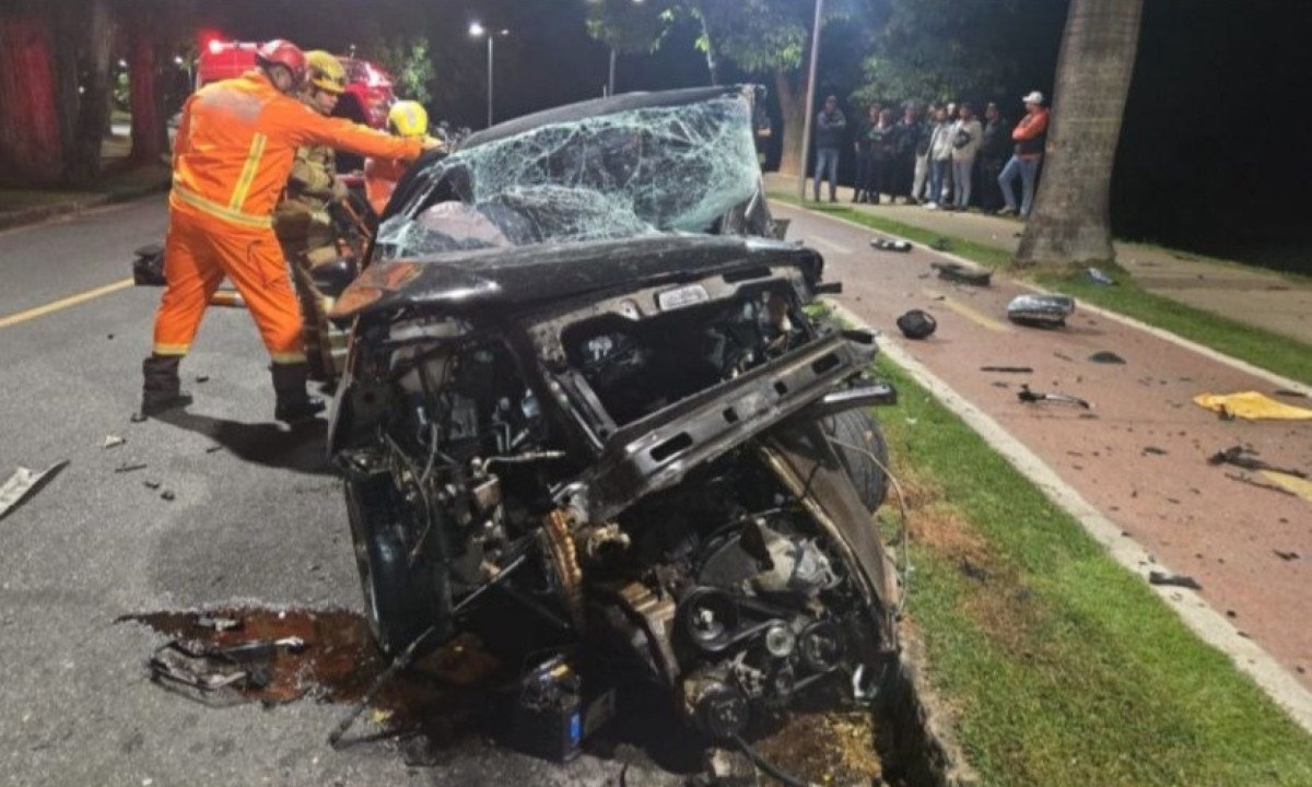 A v&iacute;tima estava trabalhando como motorista de aplicativo no momento em que houve a colis&atilde;o frontal com uma caminhonete RAM, que vinha no sentido contr&aacute;rio -  (crédito: Reprodu&ccedil;&atilde;o)