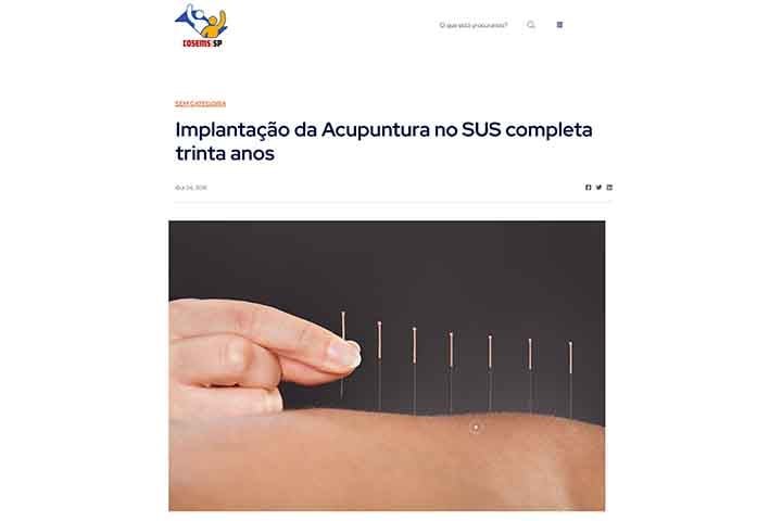 O Sistema Único de Saúde (SUS) oferece acupuntura em algumas unidades, e a demanda tem crescido nos consultórios particulares e nas clínicas especializadas.